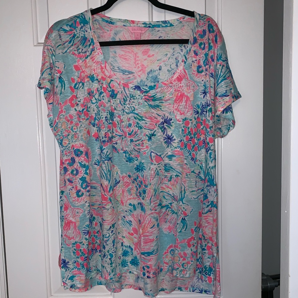 Lilly Pulitzer top in Gypsea size XL